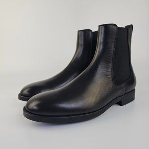 Mens Burnished Leather Chelsea Alec Boot